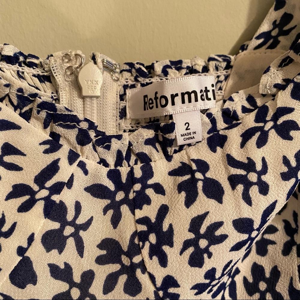 Reformation Nikita Floral Dress in Bombay - Picture 13 of 14